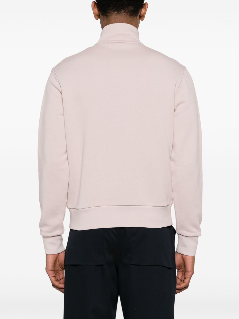 logo-patch cotton sweatshirt