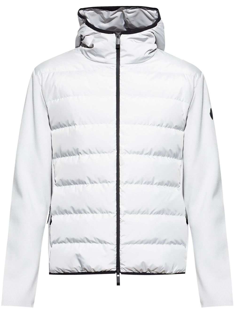 padded zip-up hoodie
