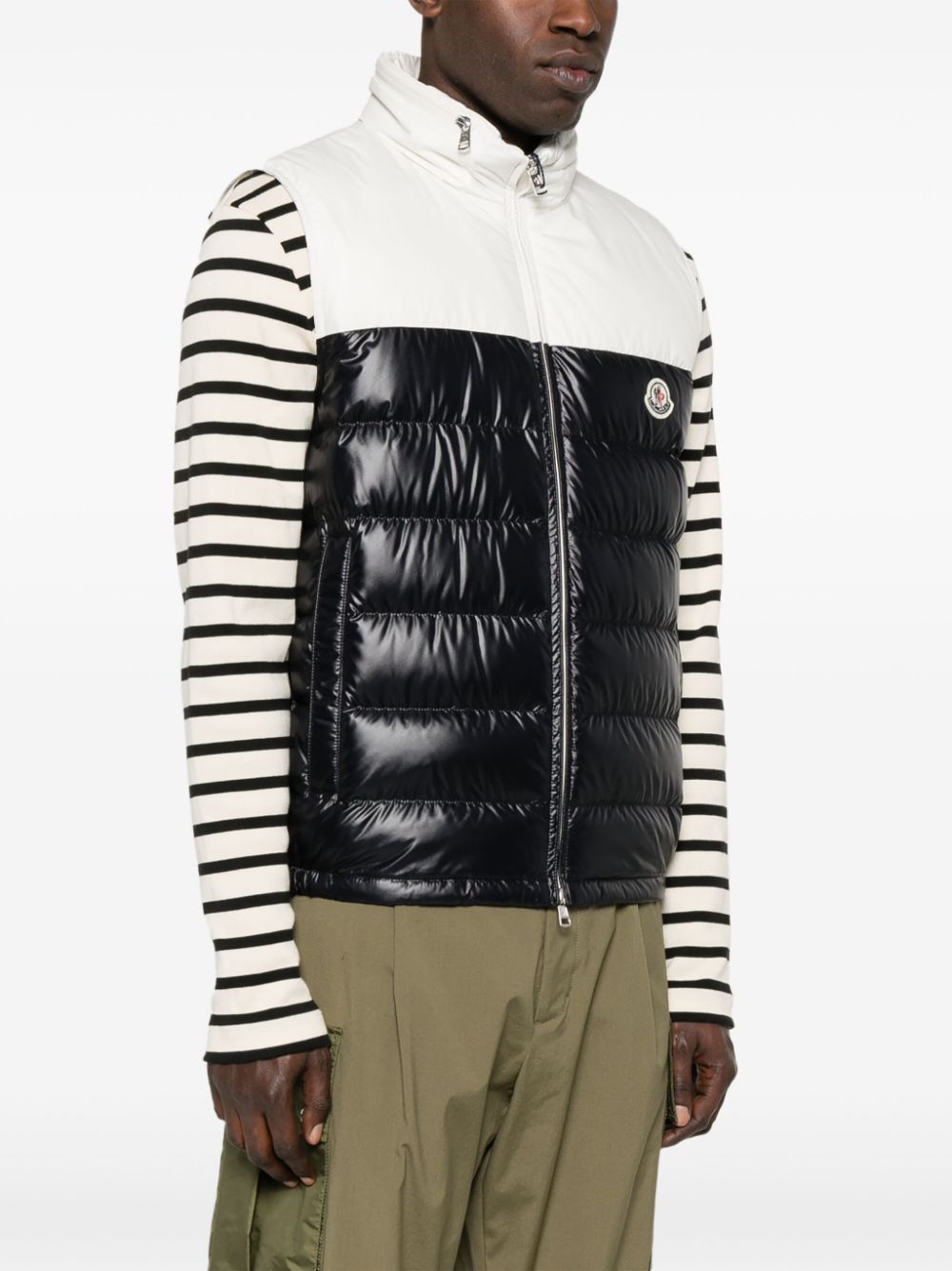Gilet matelassé bicolore Cerces