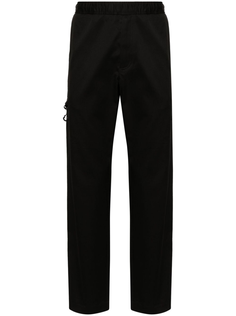 logo-patch trousers