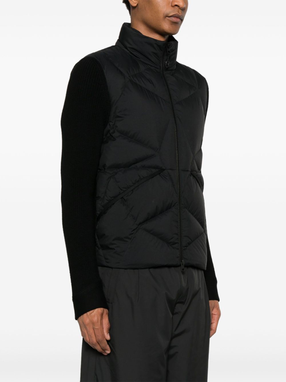 veste à empiècements matelassés