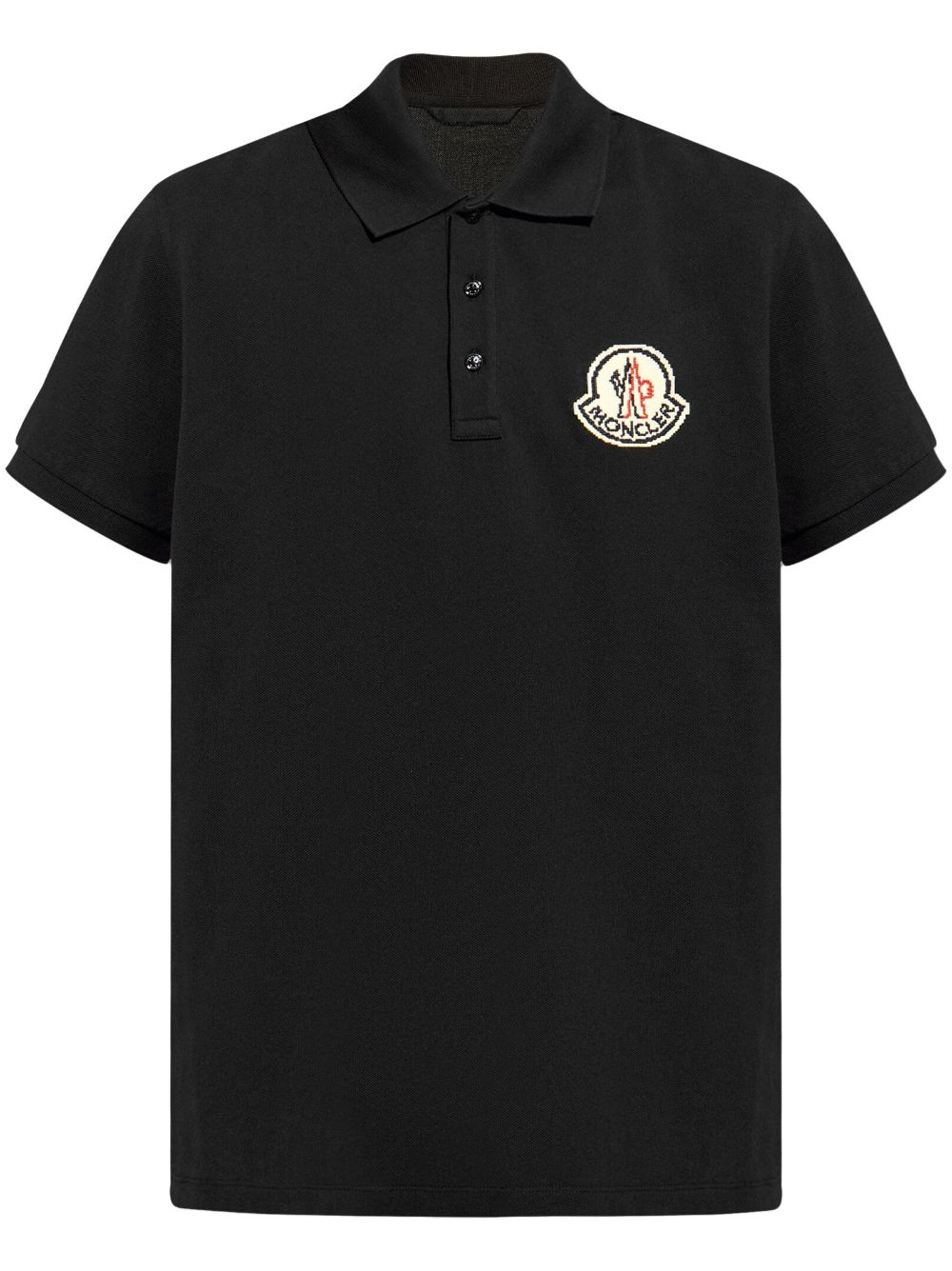 logo-embroidered polo shirt