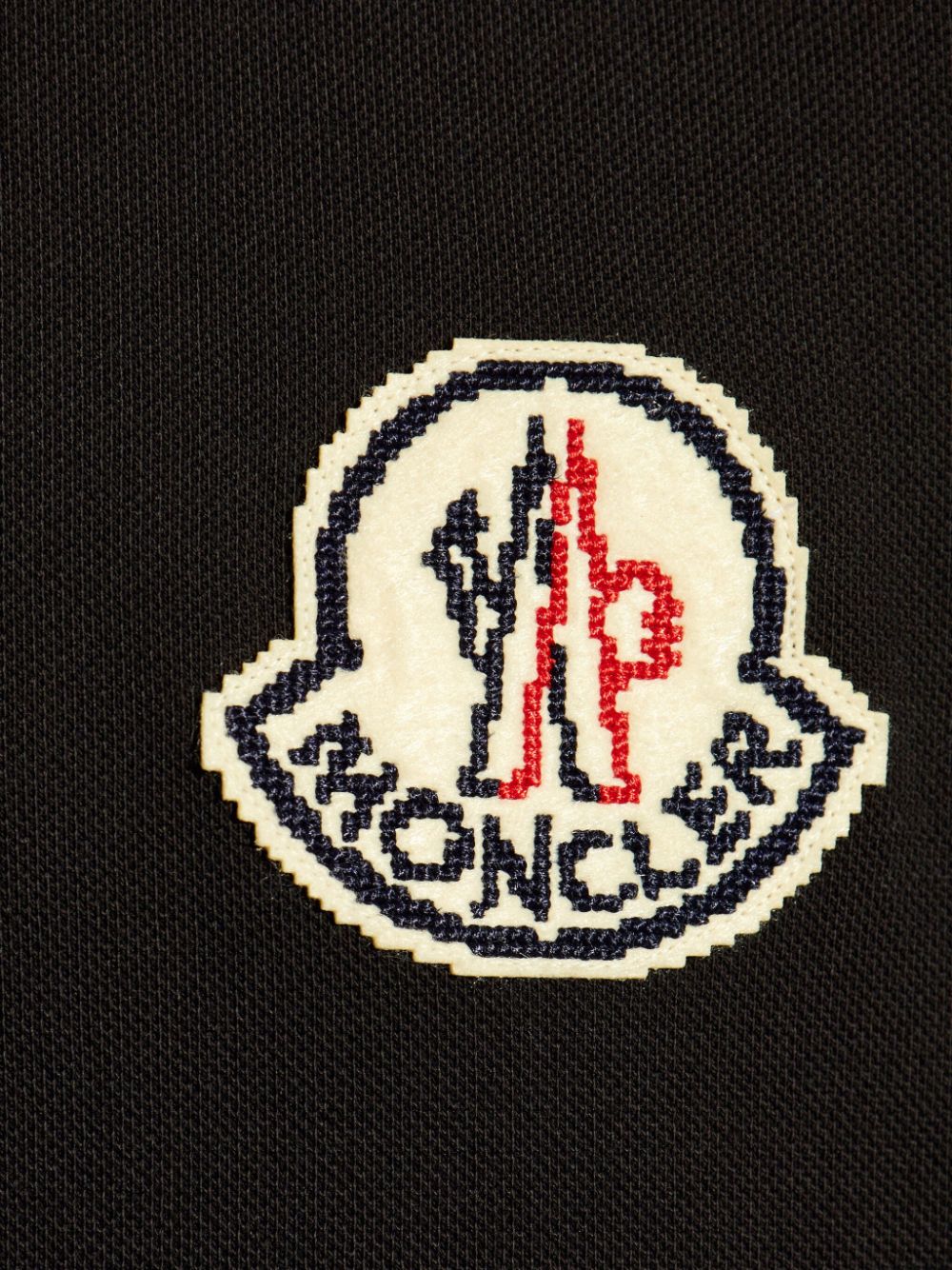 logo-embroidered polo shirt