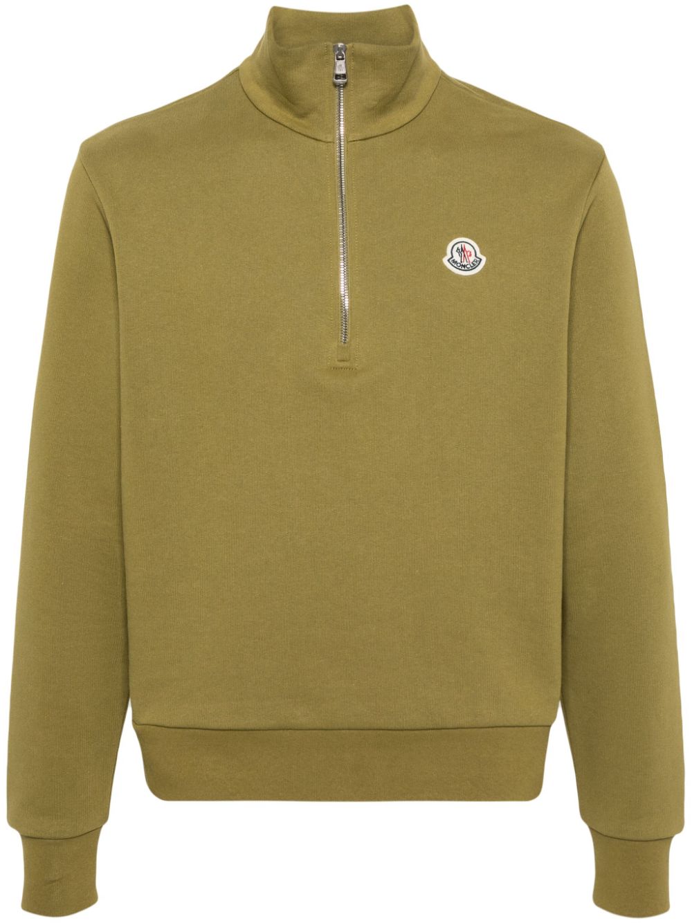 appliqué-logo cotton sweatshirt