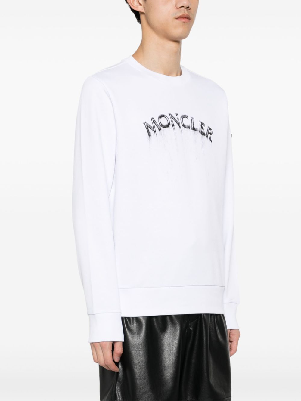 sweat-shirt en coton avec logo imprimé
