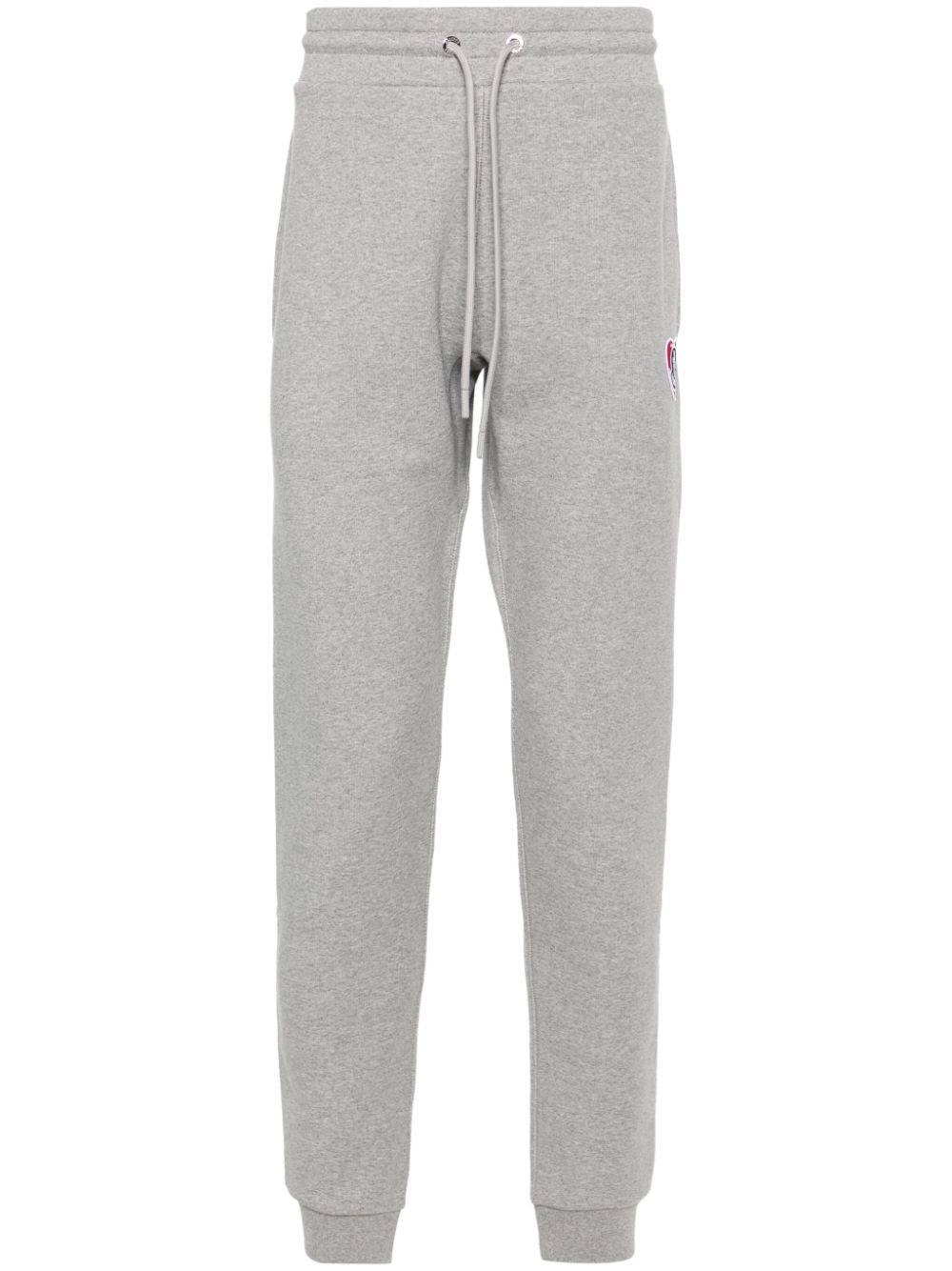 logo-patch cotton track trousers