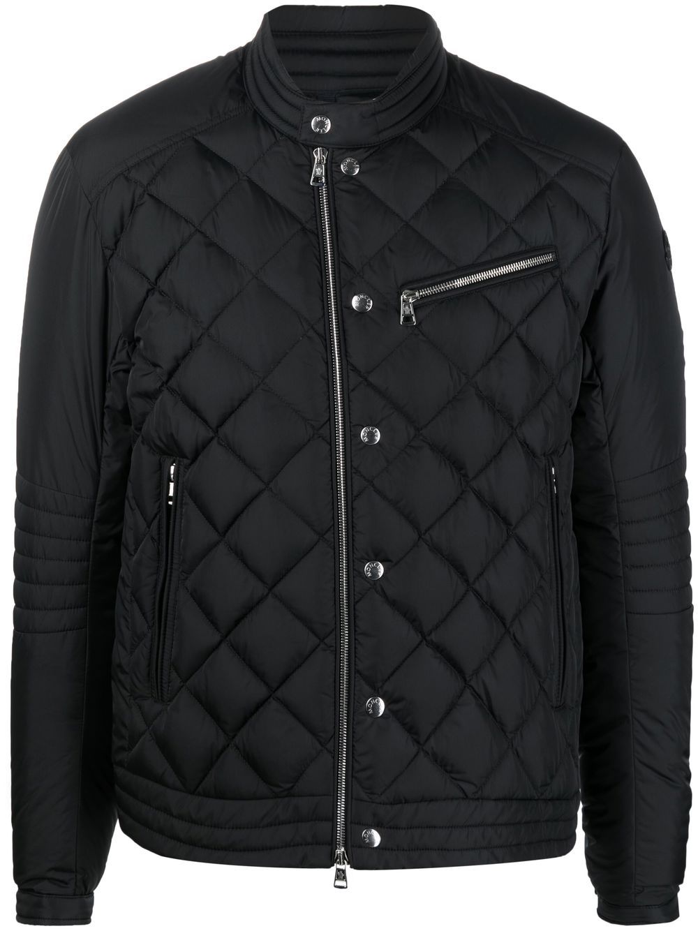 veste zippée matelassée en losanges