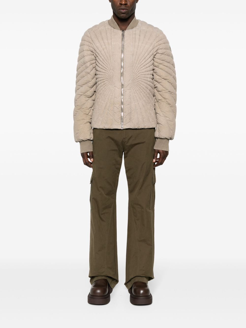 x Rick Owens Veste aviateur matelassée Radiance Flight