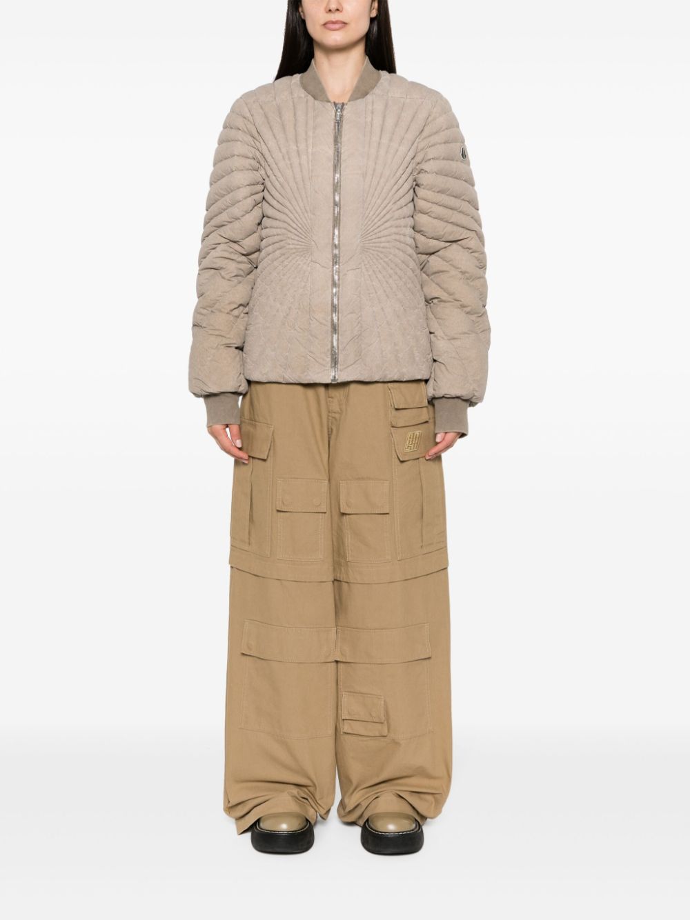 x Rick Owens Veste aviateur matelassée Radiance Flight