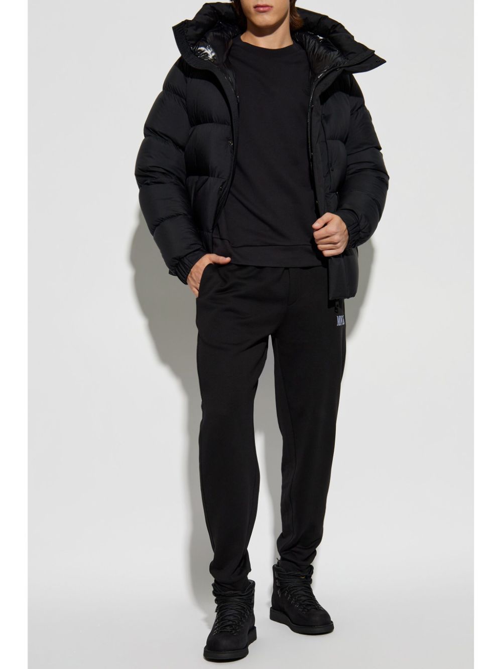 logo-embroidered track pants