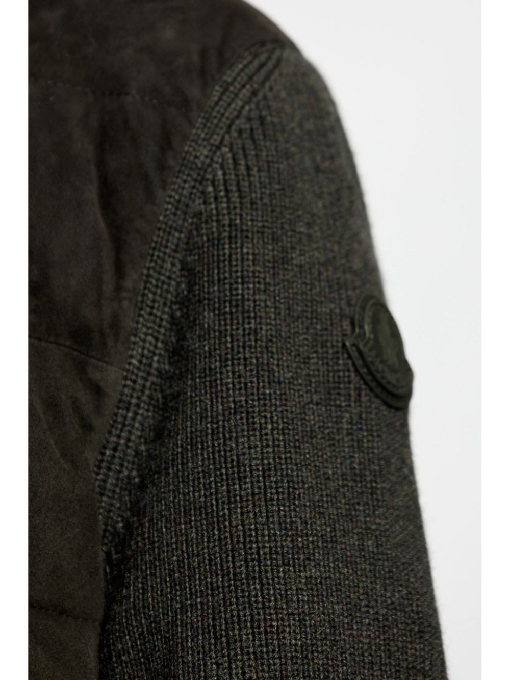 panelled cardigan