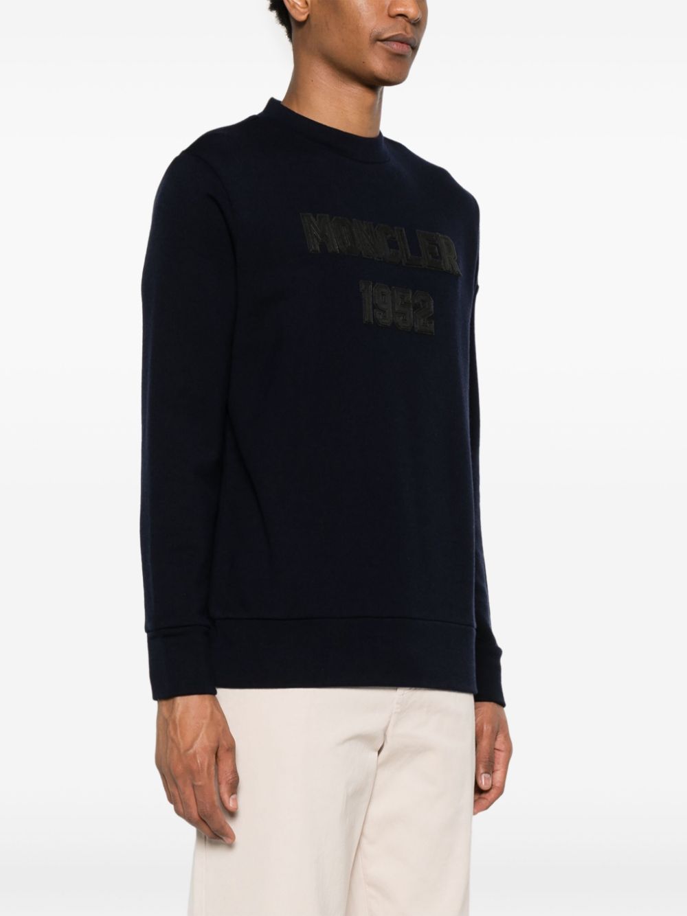 logo-patch sweatshirt