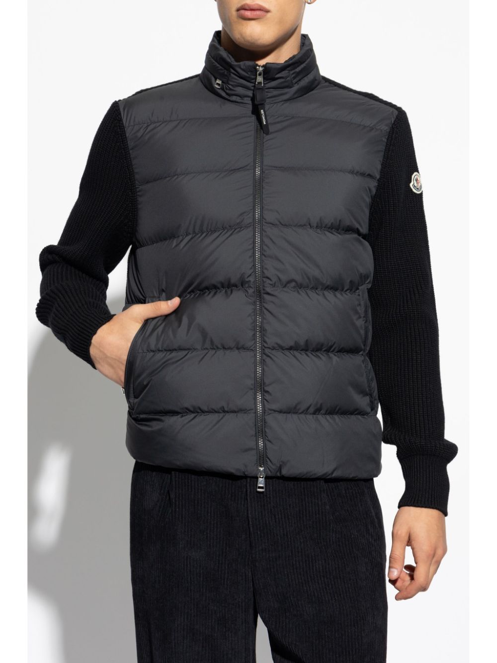 cardigan avec patch logo
