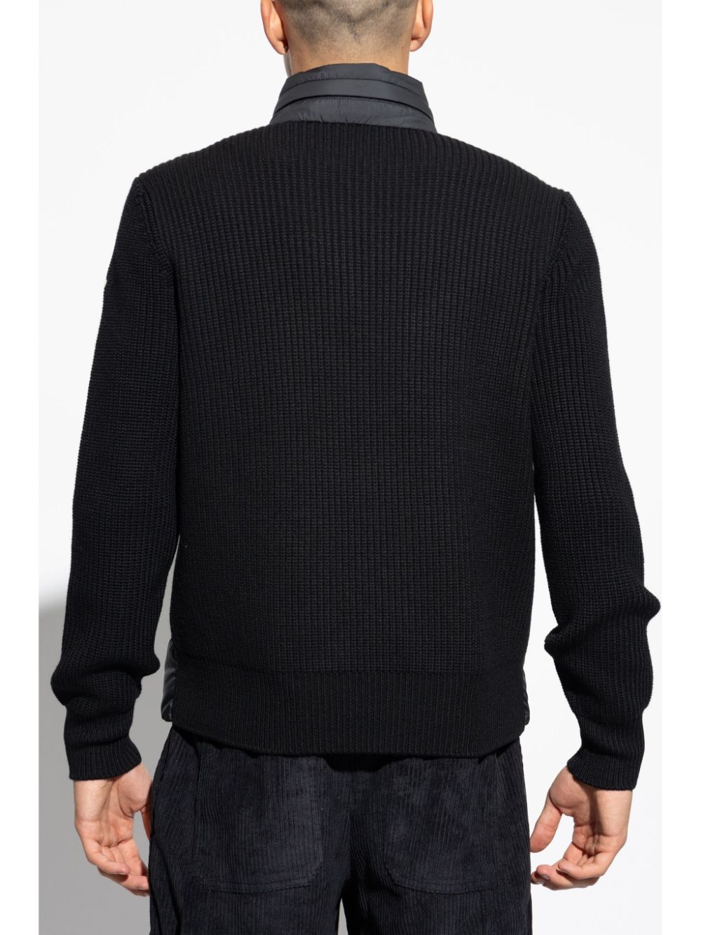 cardigan avec patch logo