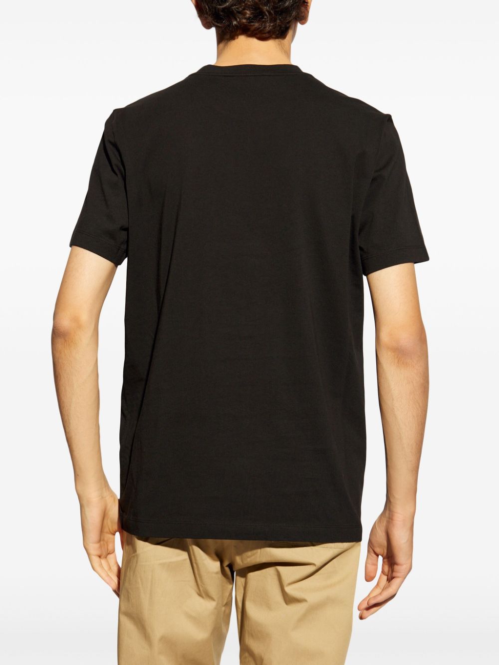 T-shirt en coton avec logo floqué