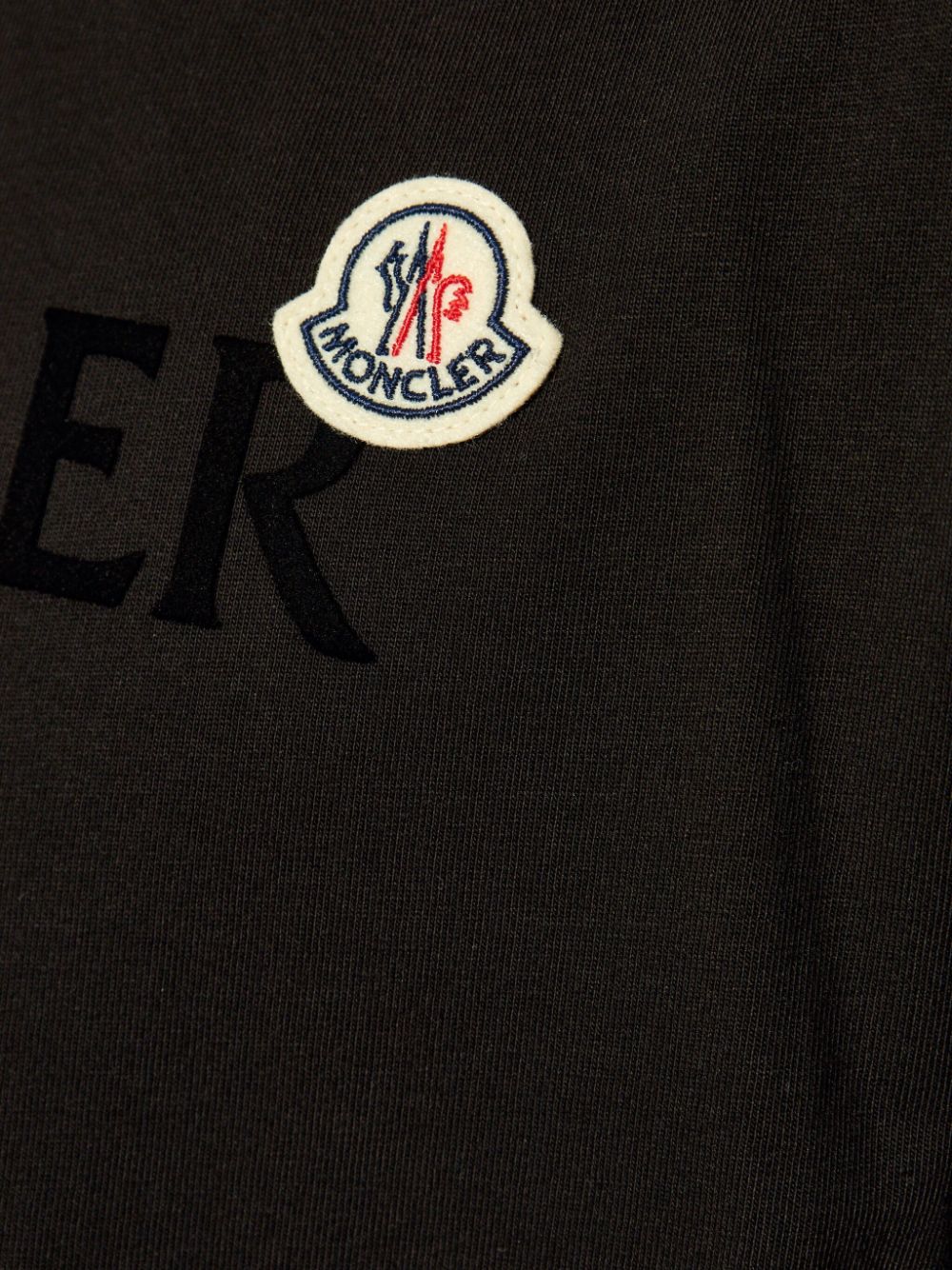 T-shirt en coton avec logo floqué