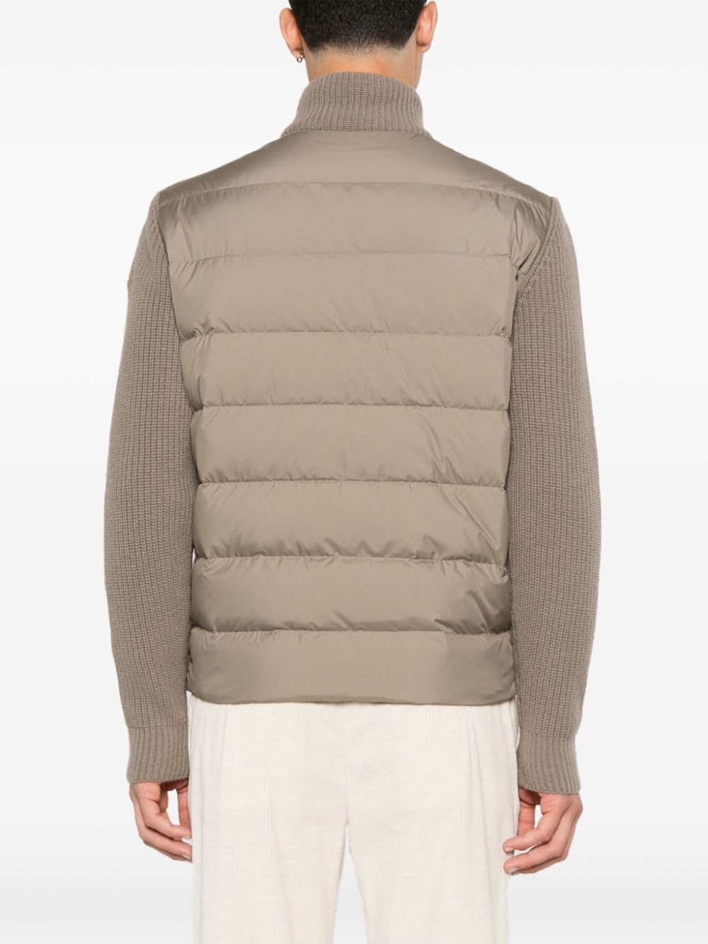 veste à empiècements en tricot
