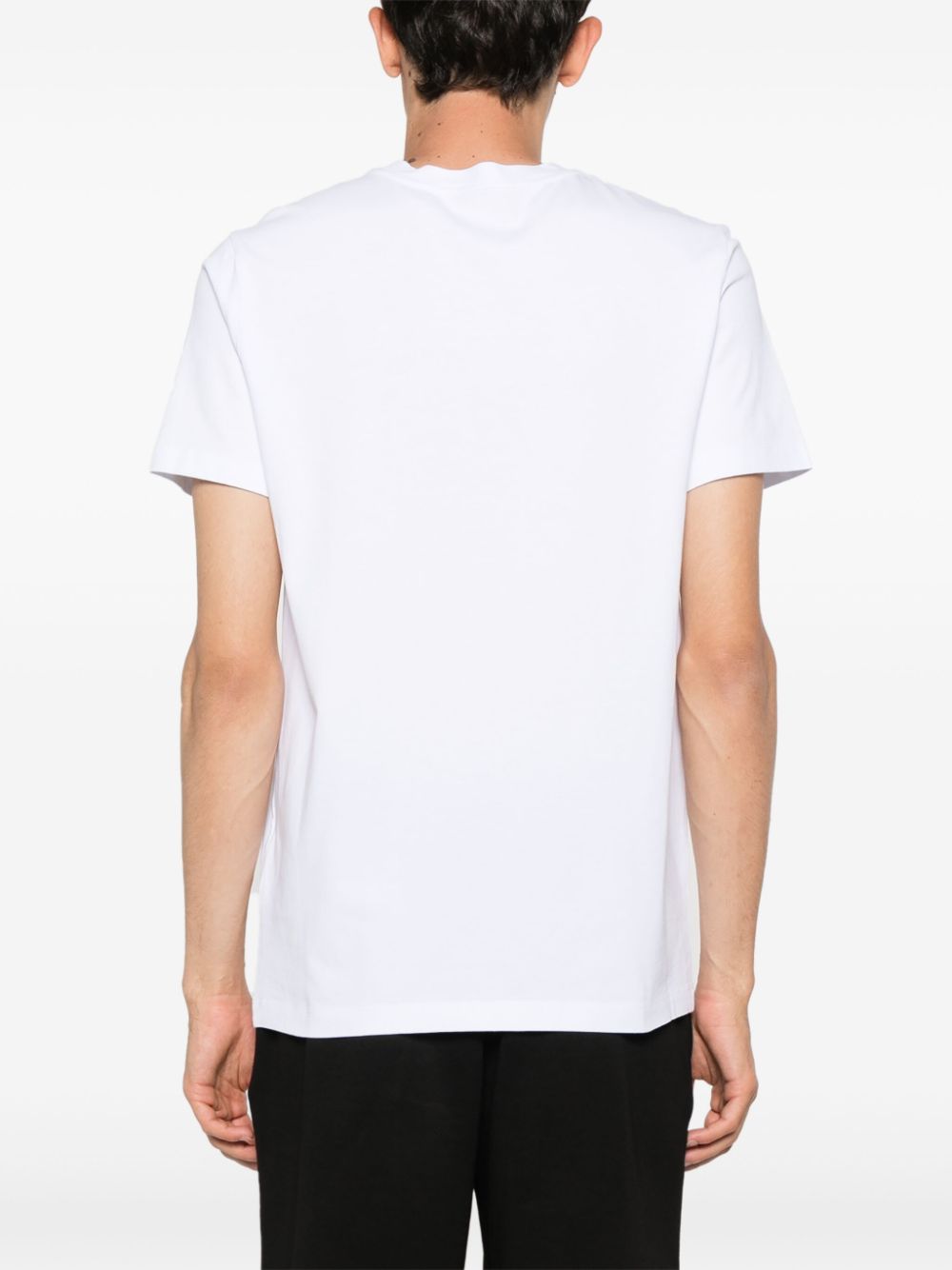 T-shirt en coton avec logo floqué