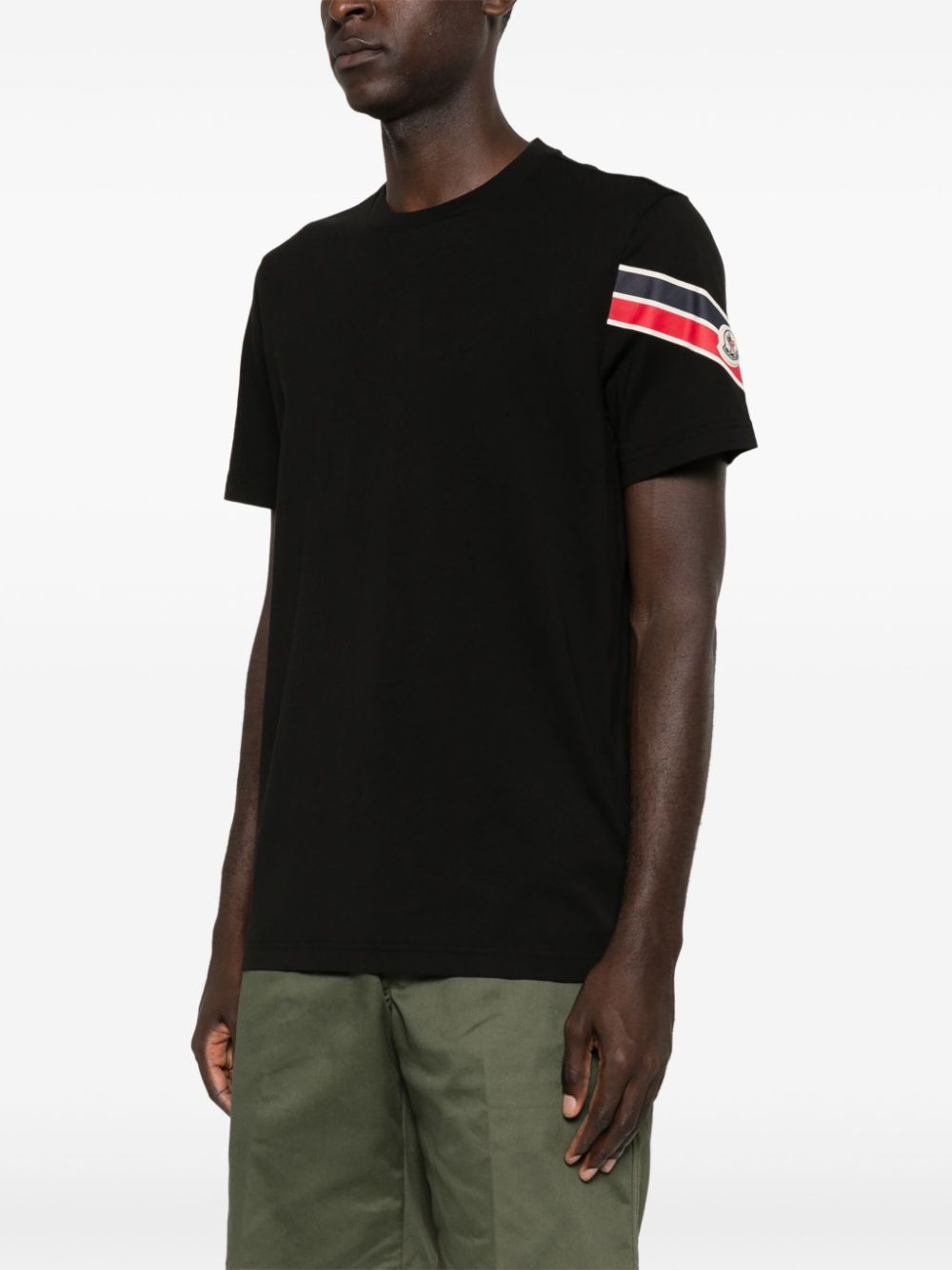 T-shirt en coton tricolore