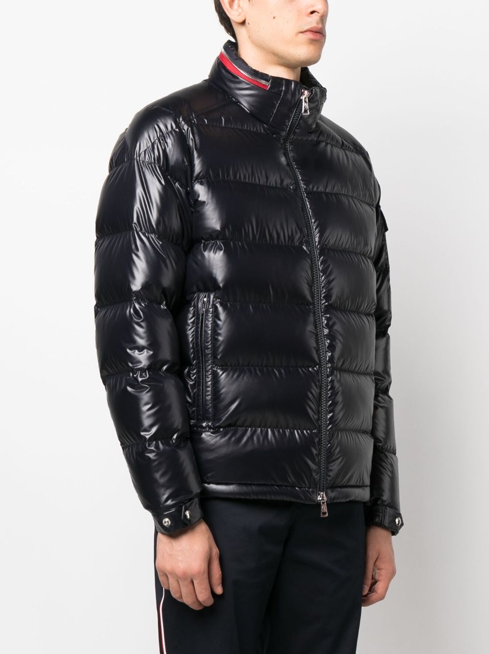 veste matelassée avec patch logo