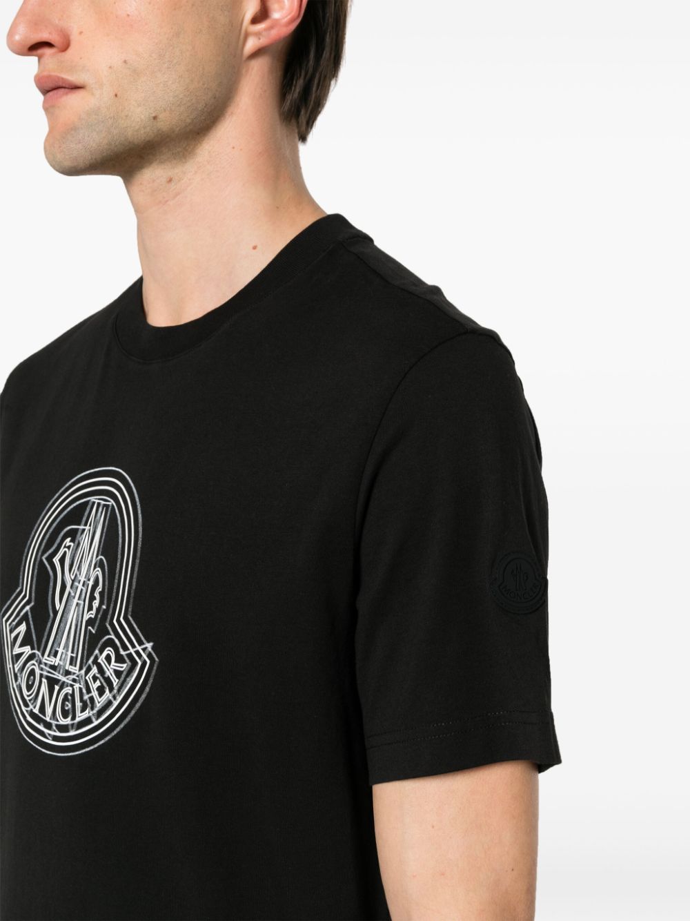 T-shirt en coton avec logo imprimé