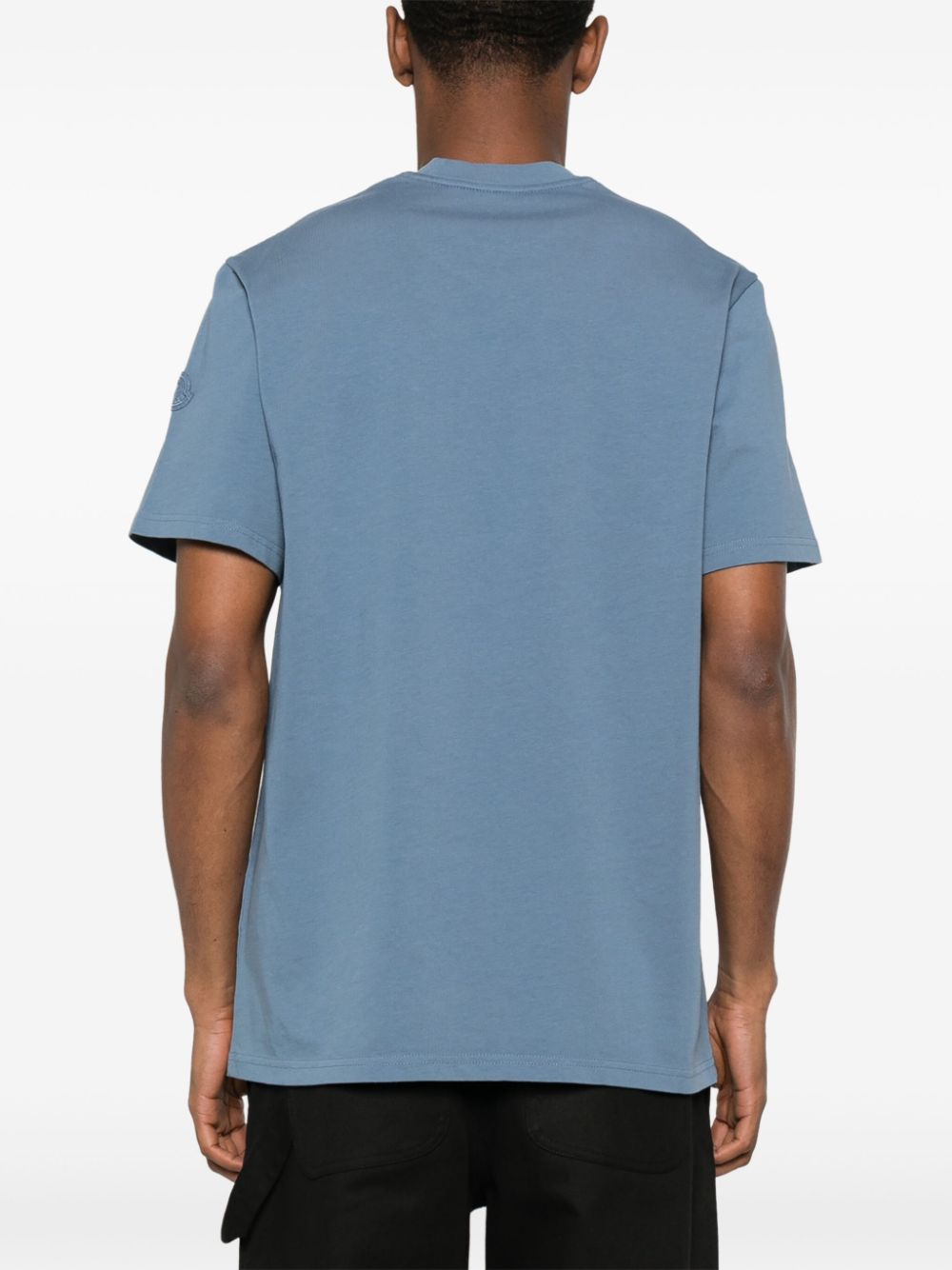 T-shirt en coton avec logo en relief