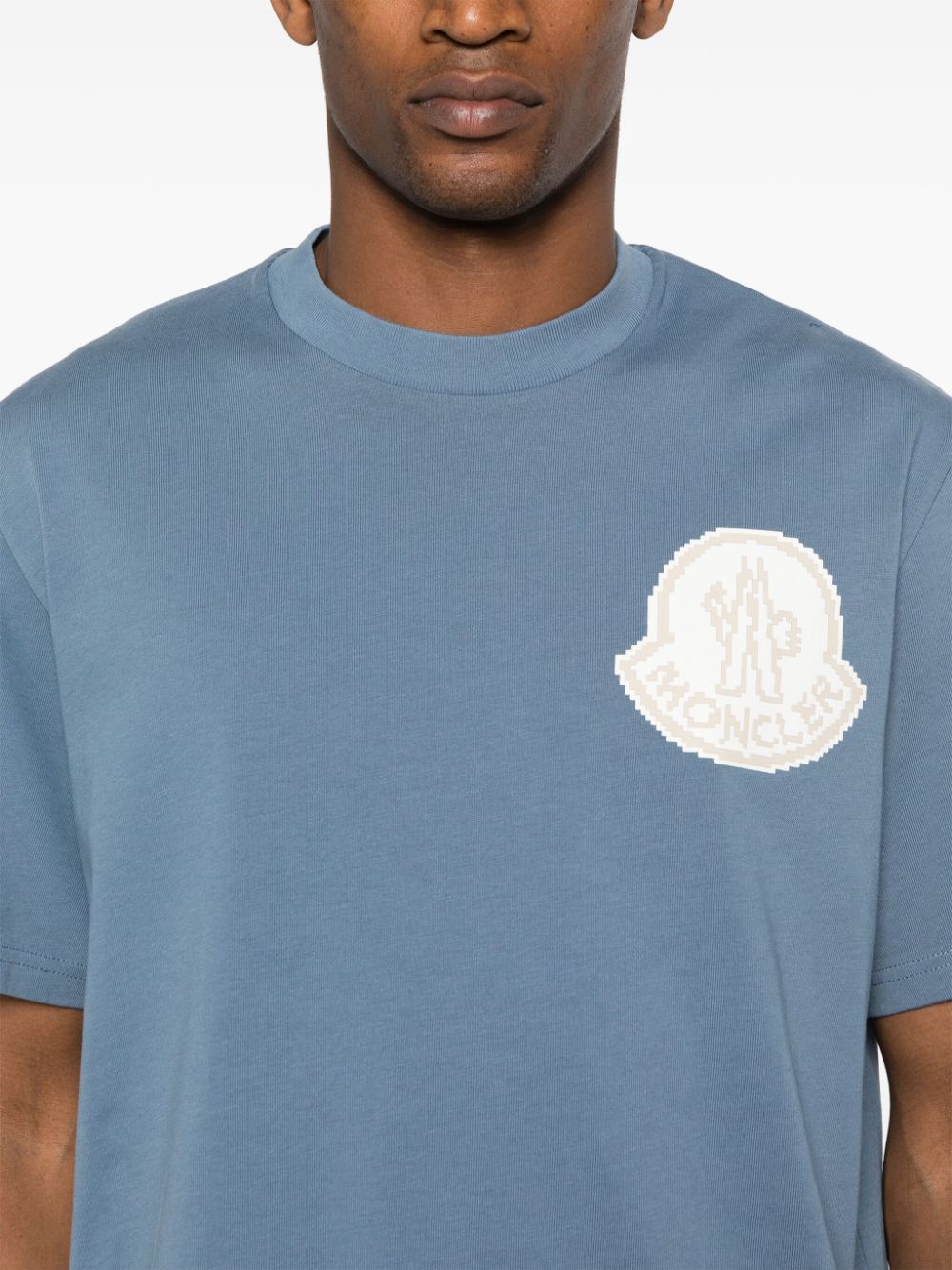 T-shirt en coton avec logo en relief
