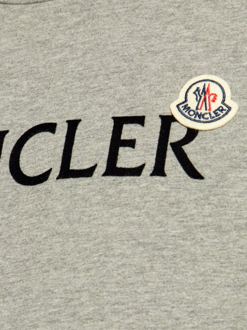 T-shirt en coton avec logo floqué