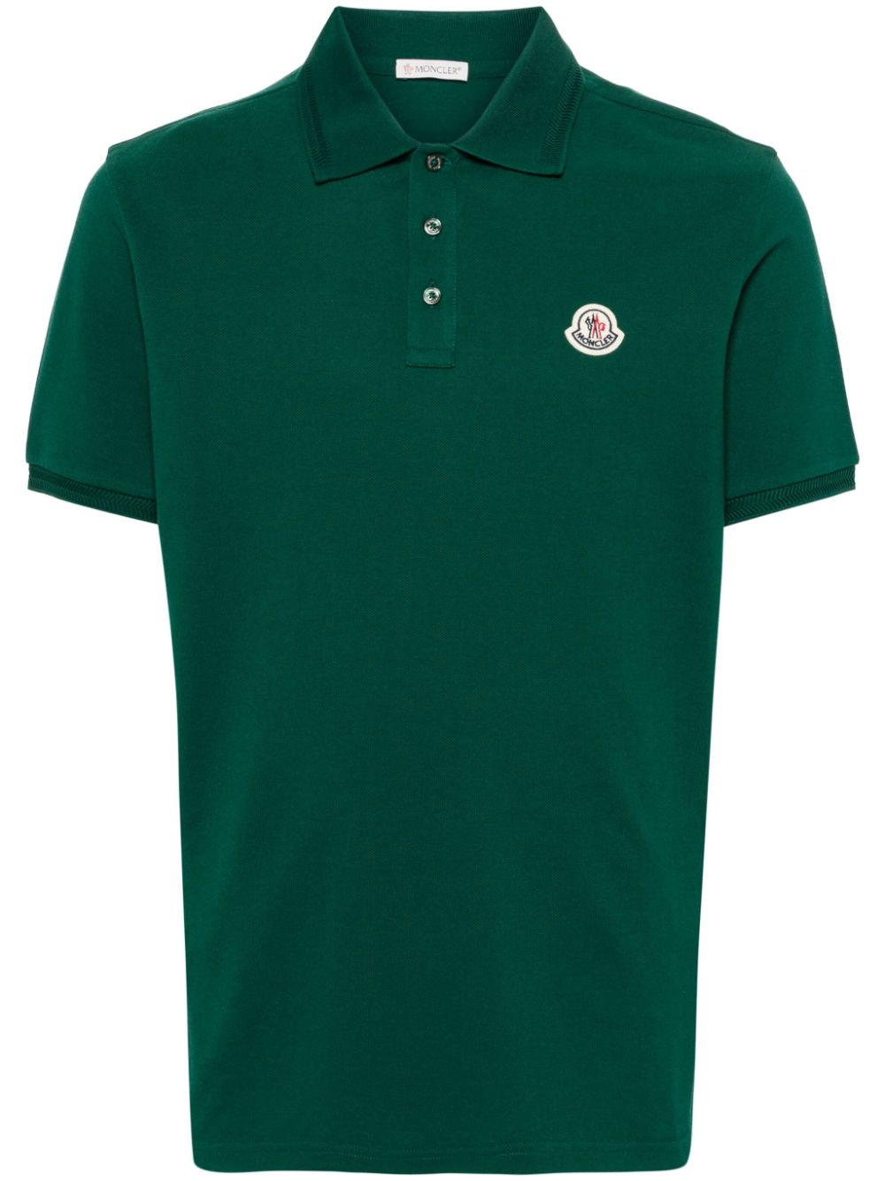 polo en piqué à logo appliqué