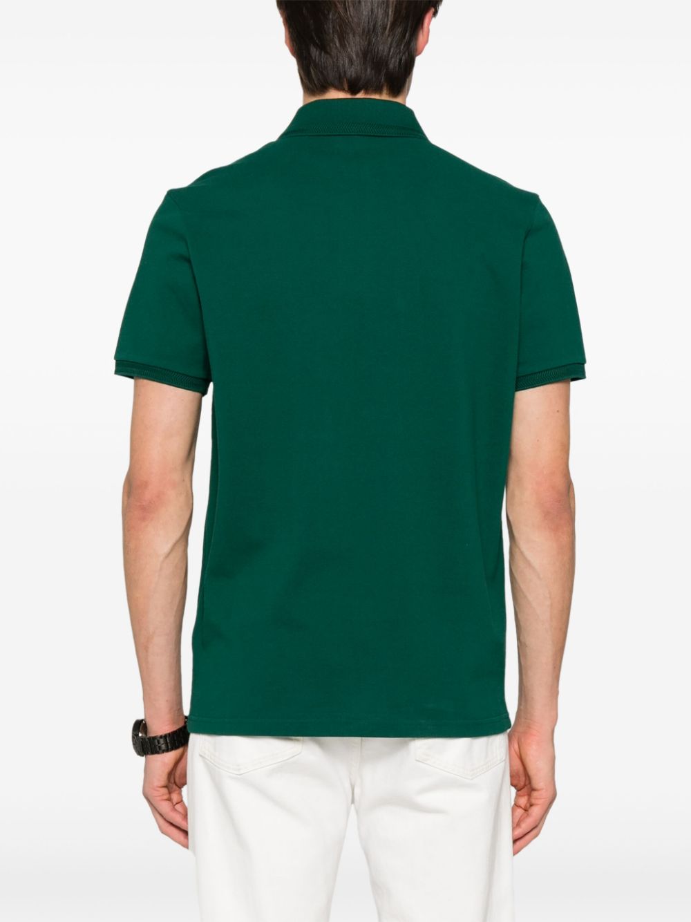 polo en piqué à logo appliqué