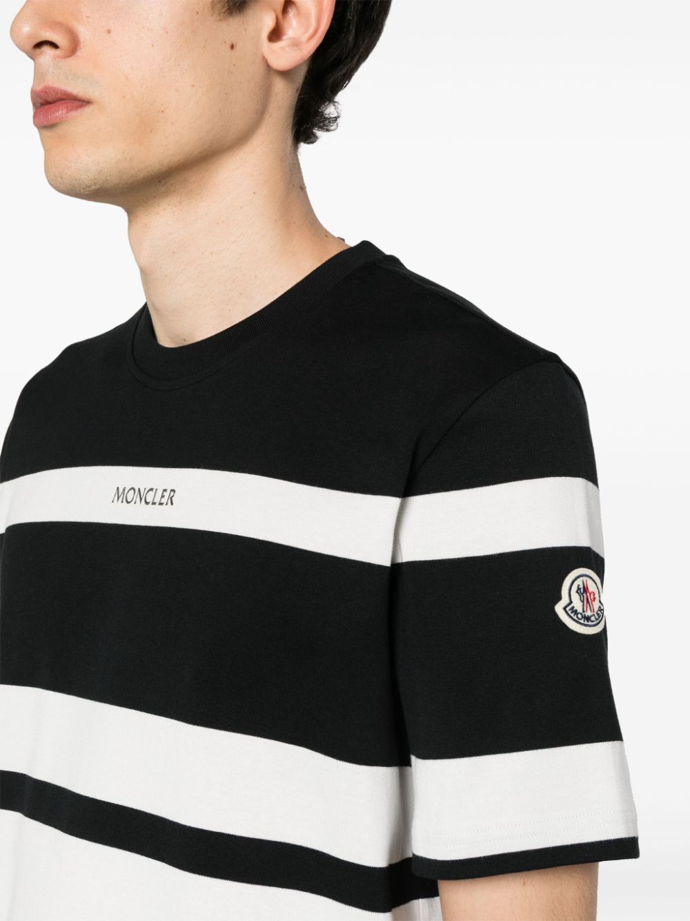 T-shirt en coton rayé