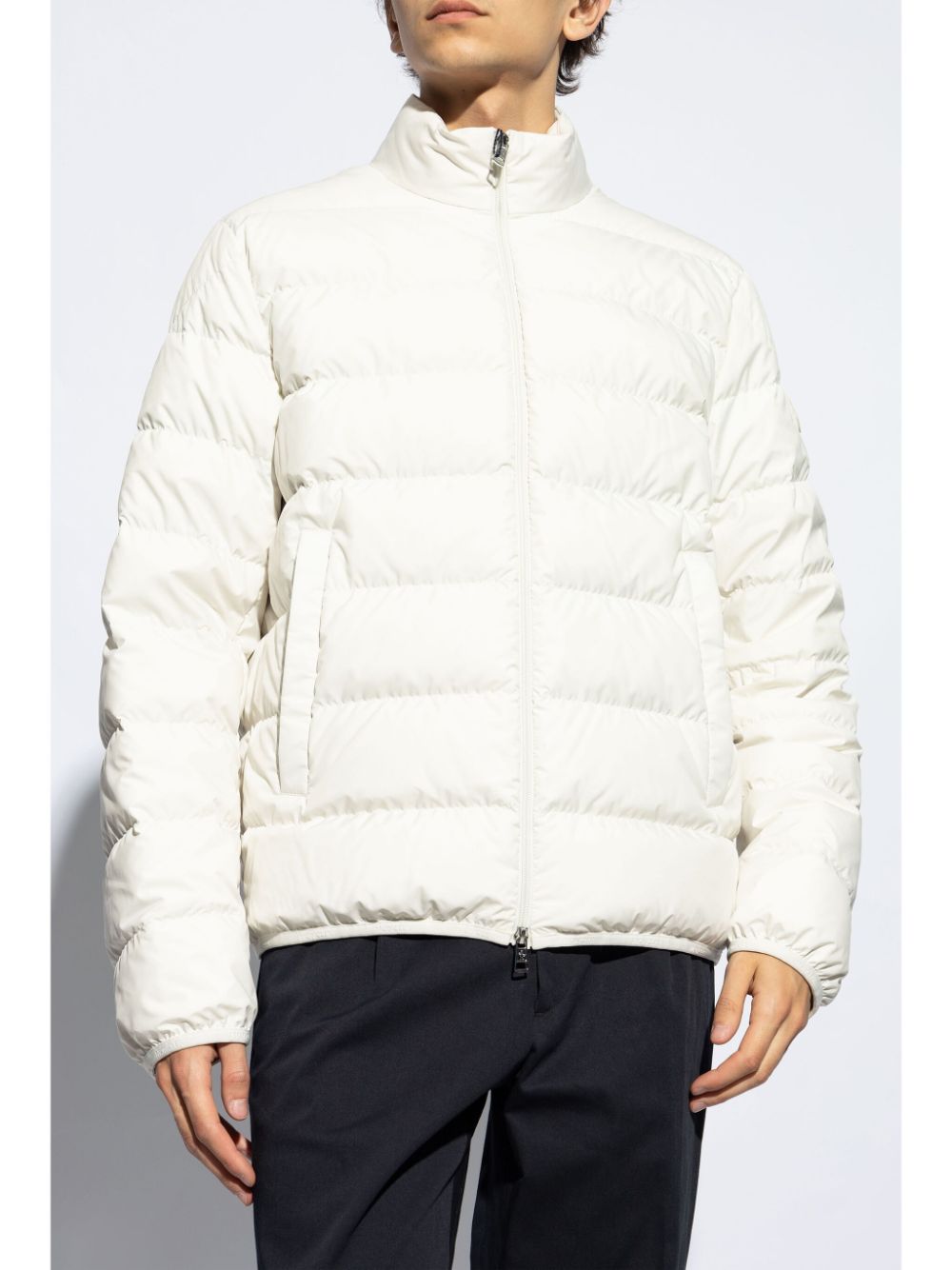 veste matelassée avec patch logo
