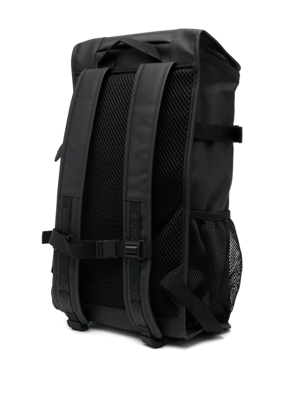 logo-strap buckle-fastening backpack