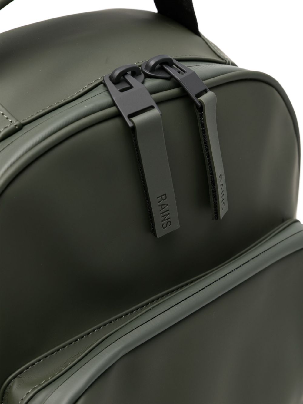 Book Daypack faux-leather backpack