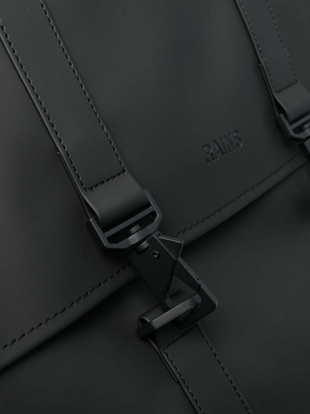MSN logo-debossed backpack