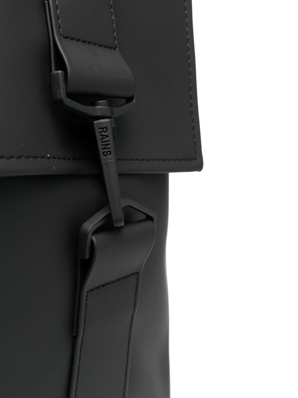 MSN logo-debossed waterproof backpack