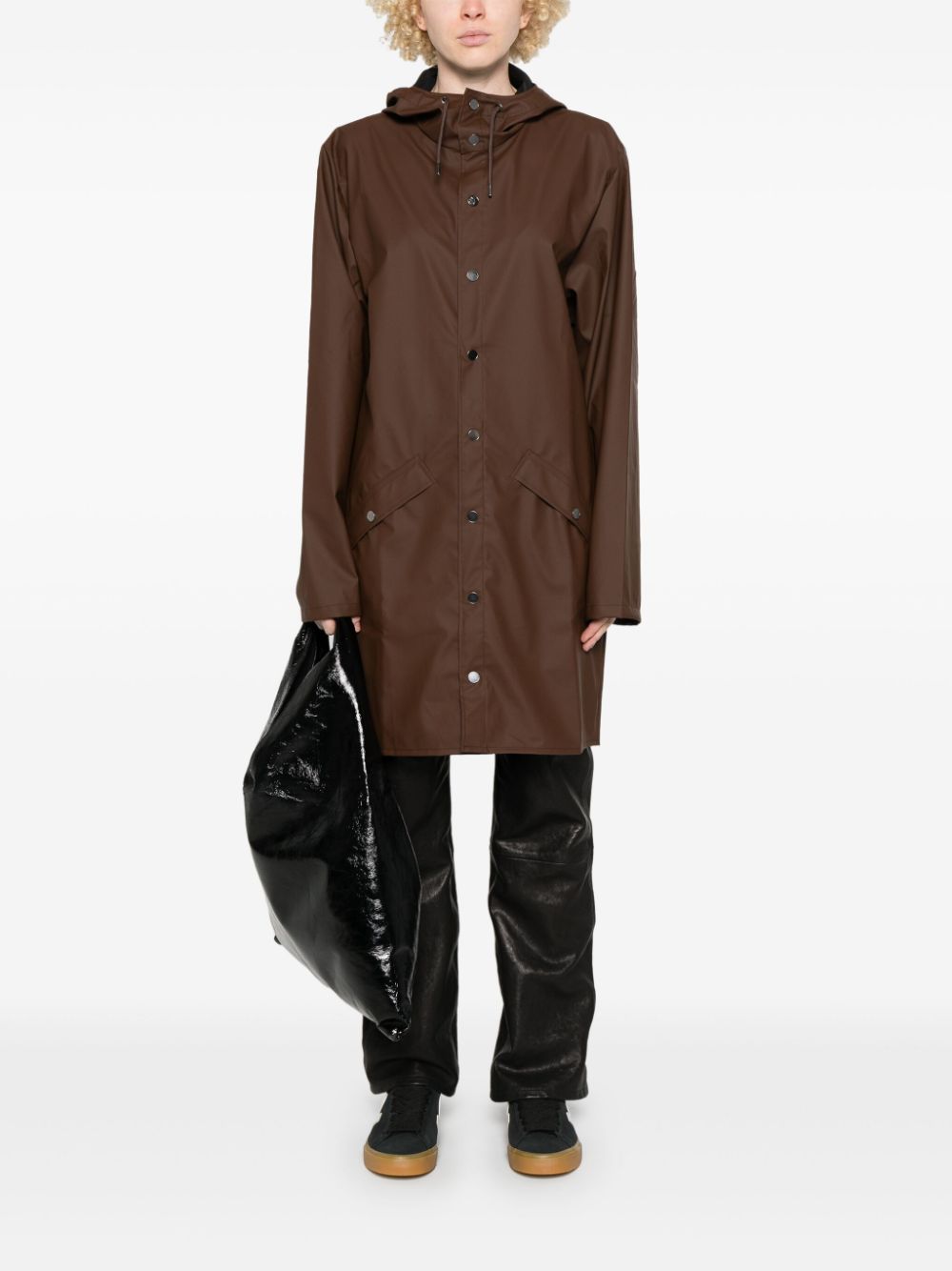 imperméable en similicuir
