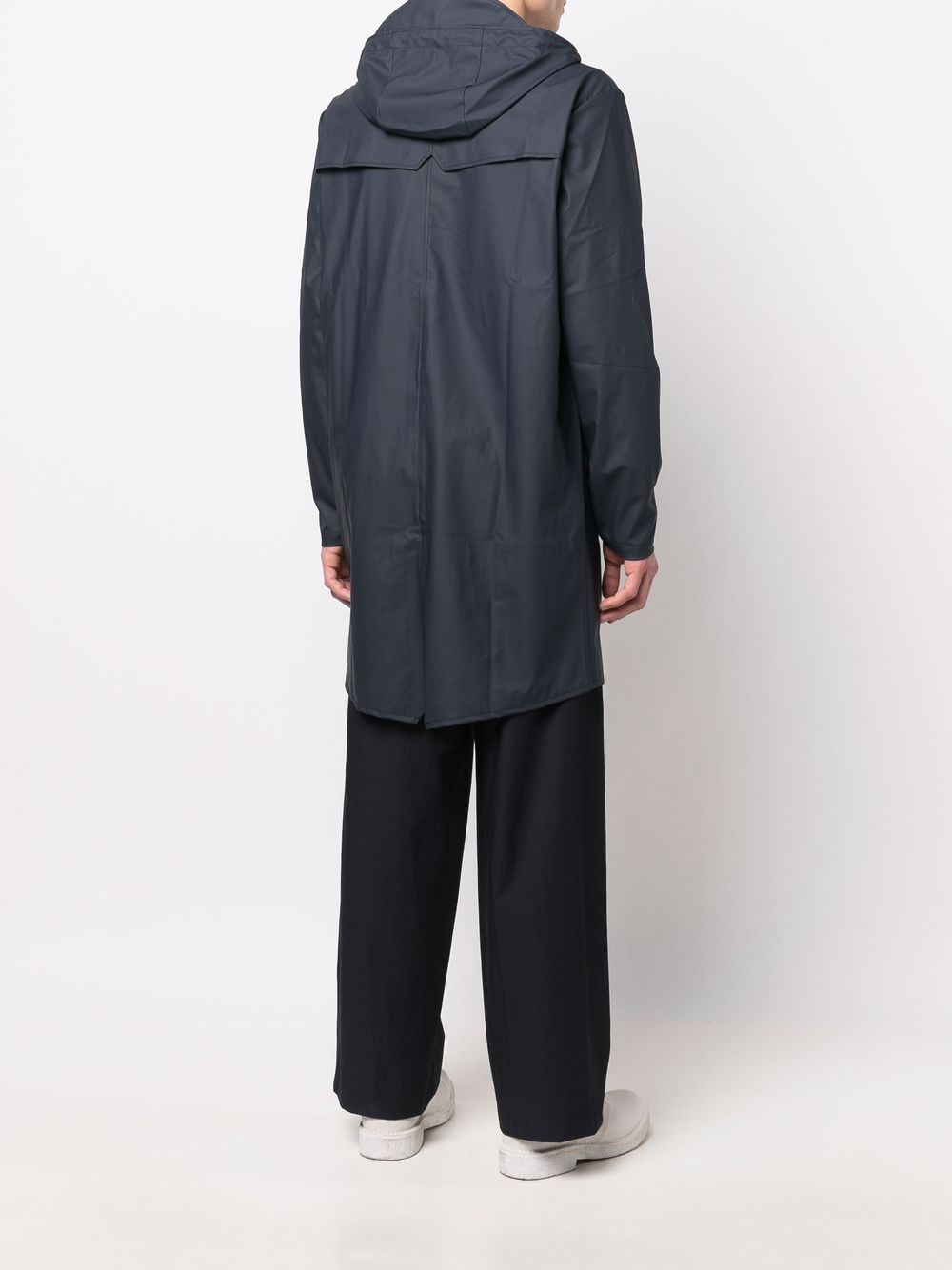 manteau à capuche avec cordon de serrage