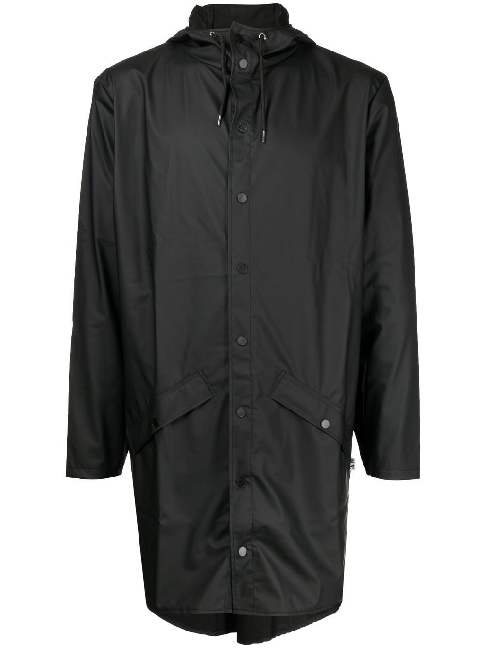 zip-up hooded jacket