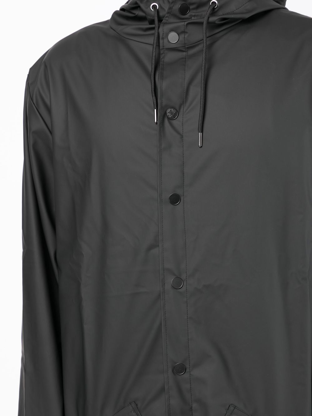 zip-up hooded jacket