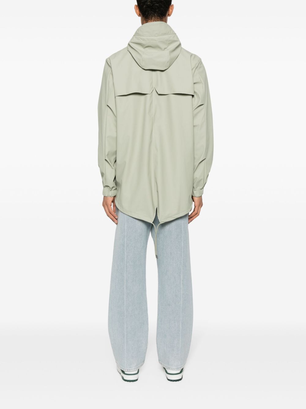 Veste à capuche en queue de poisson
