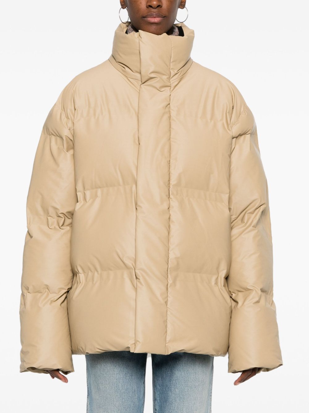 veste matelassée à col cheminée