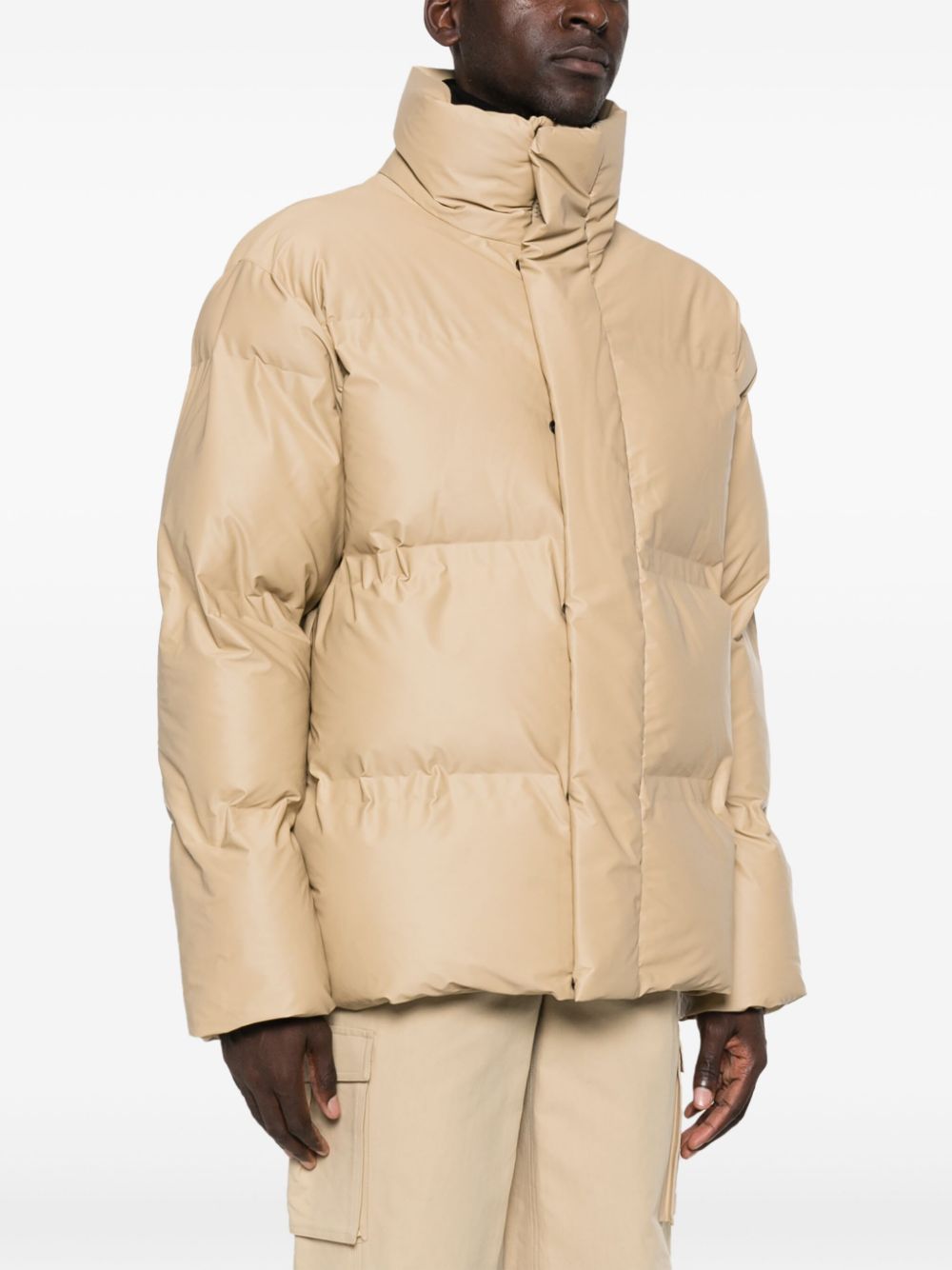 veste matelassée à col cheminée