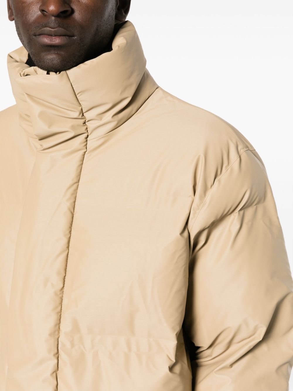 veste matelassée à col cheminée