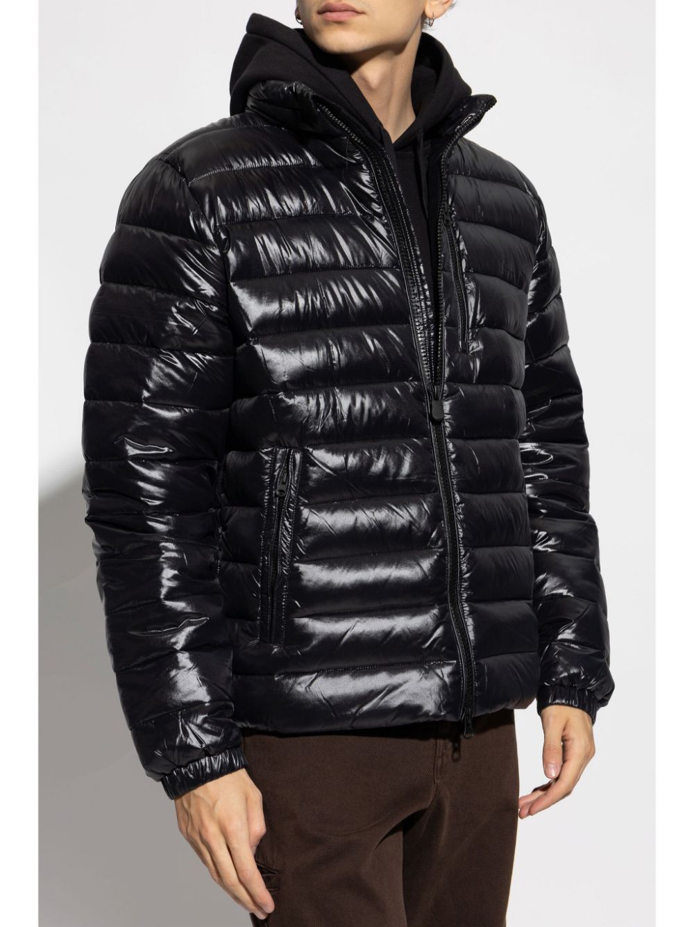 veste matelassée avec patch logo