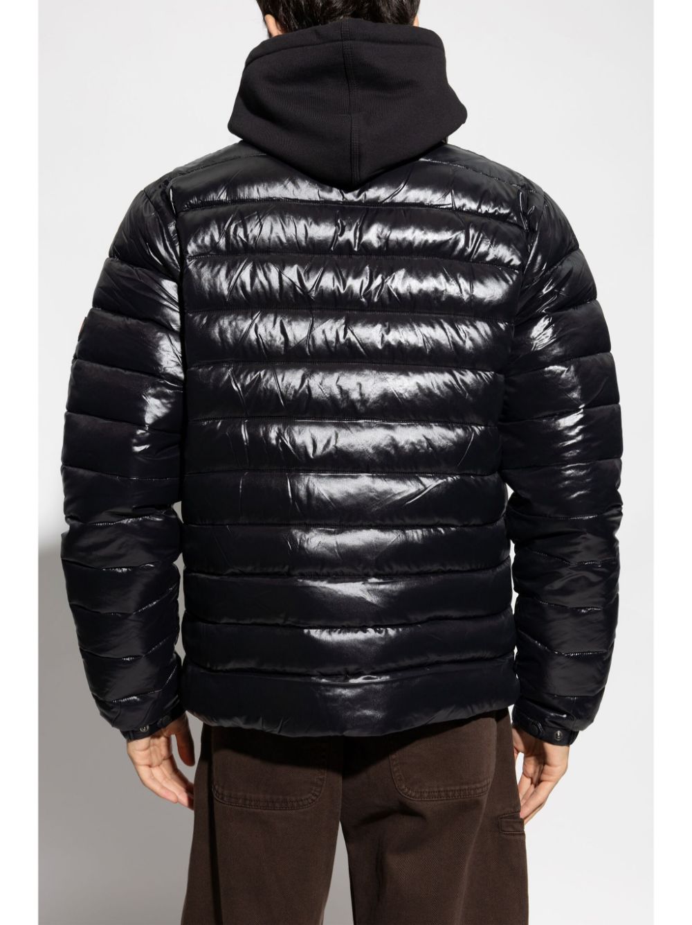 veste matelassée avec patch logo
