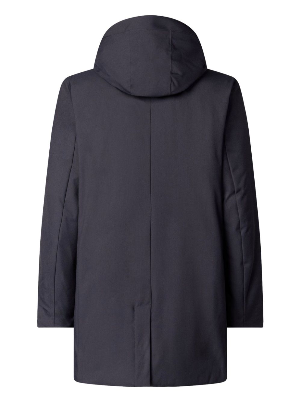 hooded padded coat