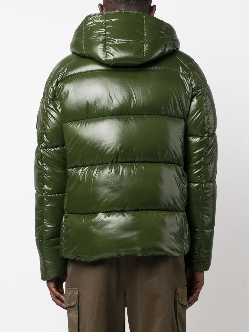 veste matelassée finition brillante