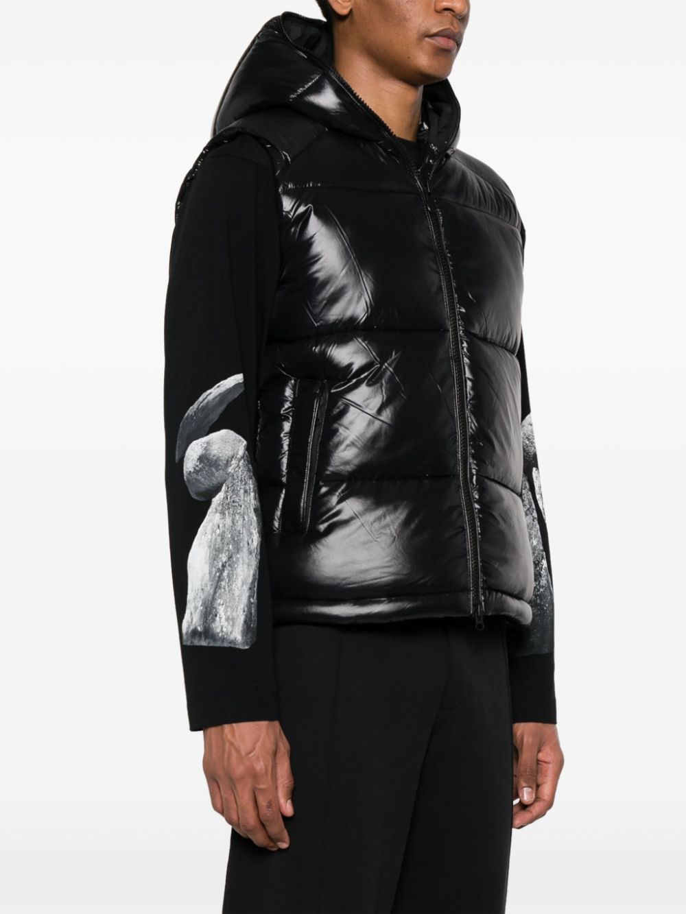 Dexter hooded gilet