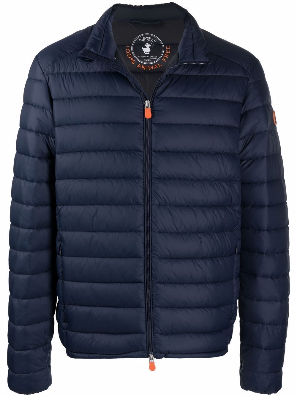 zip-up padded jacket
